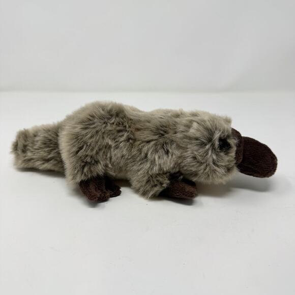 Lil Friends Duck-Billed Platypus by Korimco 12" Long Plush Brown Stuffed Animal - Picture 4 of 11